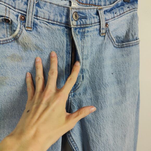 Abercrombie & Fitch‎ The Baggy Low Rise Jeans Womens 25 0R Light Wash Y2K 90s - Picture 3 of 9